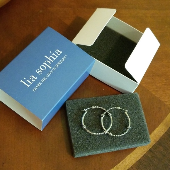 Lia Sophia Jewelry - Lia Sophia hoop earrings Lia Sophia Jewelry - Lia Sophia hoop earrings